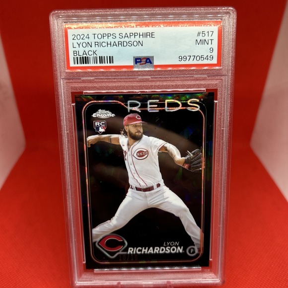2024 Topps Chrome 230 RC Lyon Richardson Black Sapphire SSP 10/10 PSA 9 eBay 1/1